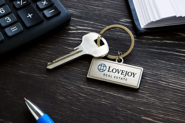 Lovejoy Key Ring on desk